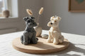 Sculptural Schnauzer Soy Candle | Miniature Dog Lover Gift, UK Made