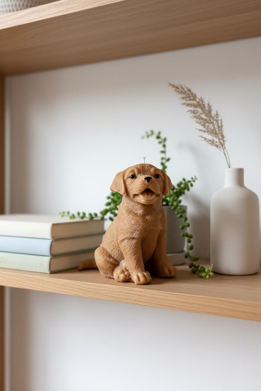 Labrador Candle | Handmade Lab Gift | Sculptural Soy Candle | Labrador Mum Retriever Gift