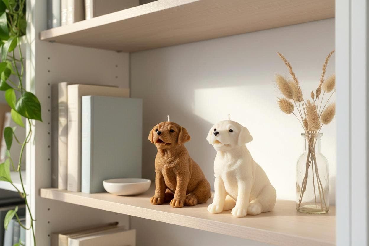 Labrador Candle | Handmade Lab Gift | Sculptural Soy Candle | Labrador Mum Retriever Gift