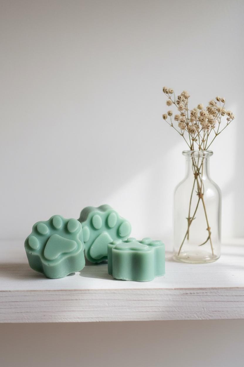 Paw Print Wax Melts | Dog Lover Gift | Handmade Soy Wax Melts UK | Dog Wax Melt Gift Set