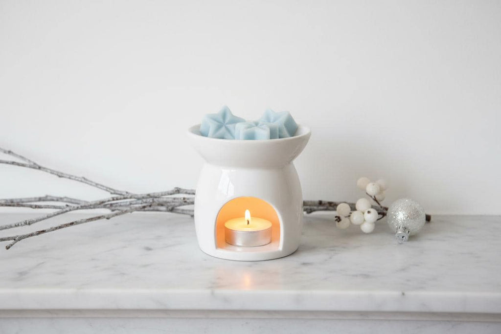 Snow Angel Soy Wax Melts | Sweet Fruity Highly Scented Vegan Wax Melts | Icy Blue Star Wax Melt Pack | Christmas Gift UK | Pack of 5