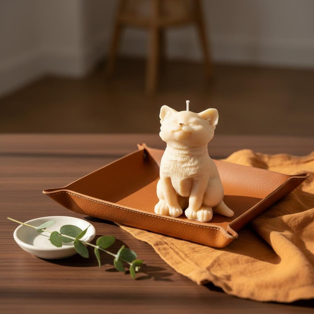 Cat Candle Gift | Cat Lover Gift | Cat Shaped Soy Candle | Cat Mum Gift | Black Cat Candle | Crazy Cat Lady Gift | Cat Owner Gift