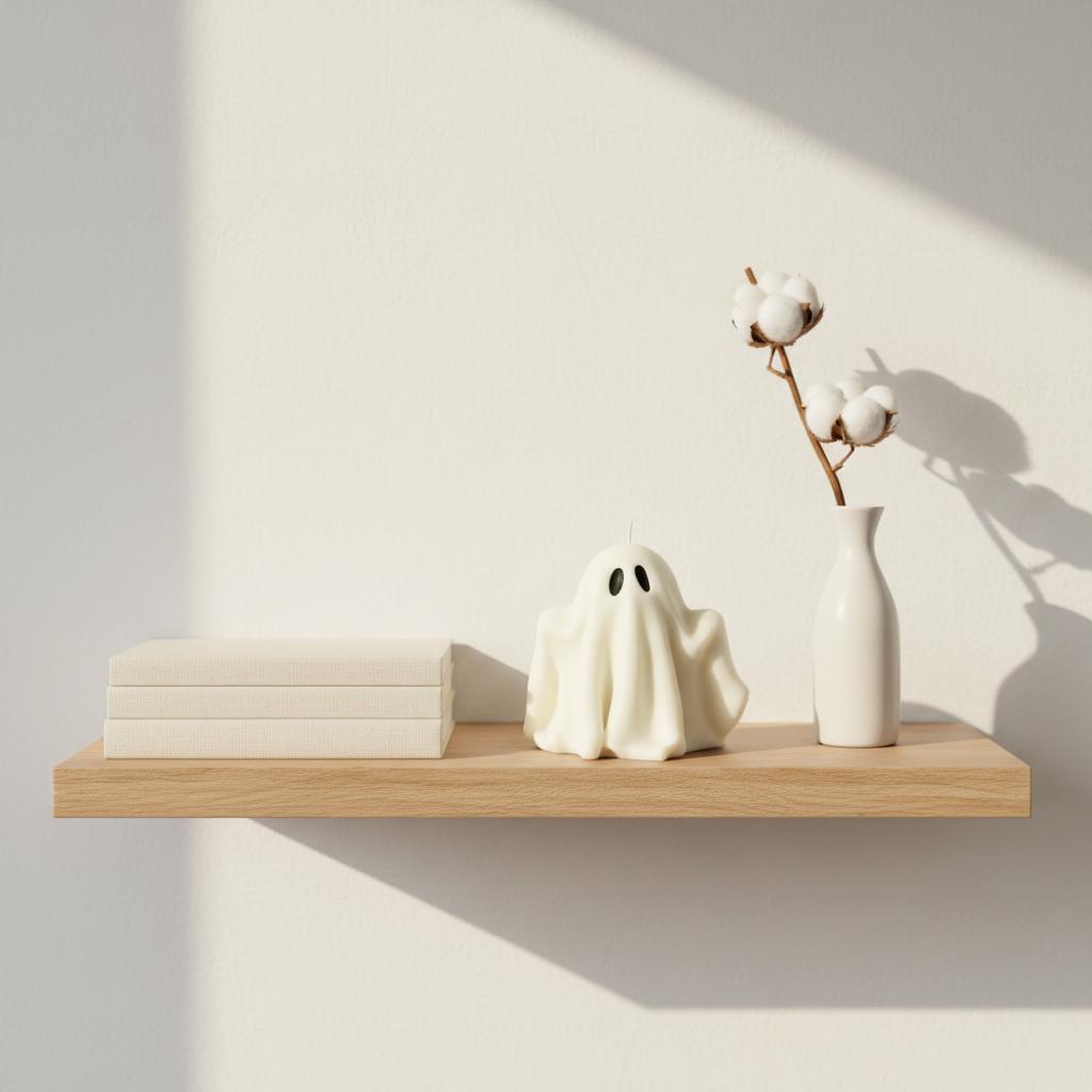 Ghost Candle | Handmade Soy Halloween Candle | Spooky Autumn Decor | Cute Ghost Gift UK