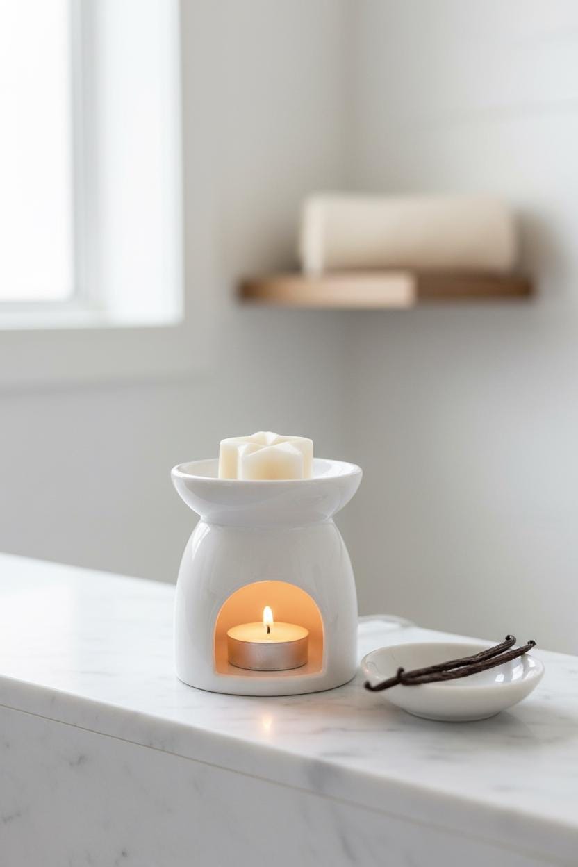 Vanilla Soy Wax Melts | Highly Scented Luxury Vegan Wax Melts | Cream Star Wax Melt Pack | Home Fragrance Gift UK | Pack of 5