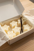 Vanilla Soy Wax Melts | Highly Scented Luxury Vegan Wax Melts | Cream Star Wax Melt Pack | Home Fragrance Gift UK | Pack of 5