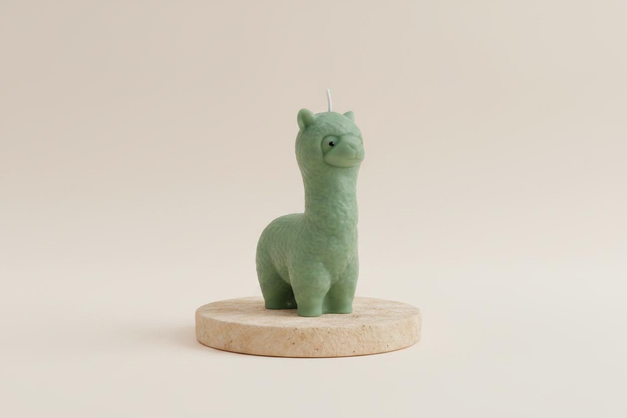 Llama Candle Gift | Llama Gift | No Drama Llama Gift | Llama Lover Gift | Alpaca Candle Gift | Llama Birthday Gift | Llama Home Decor